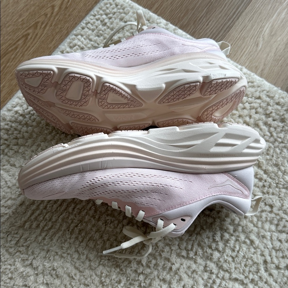 Hoka Light Pink Athletic Sneakers - Picture 2 of 7